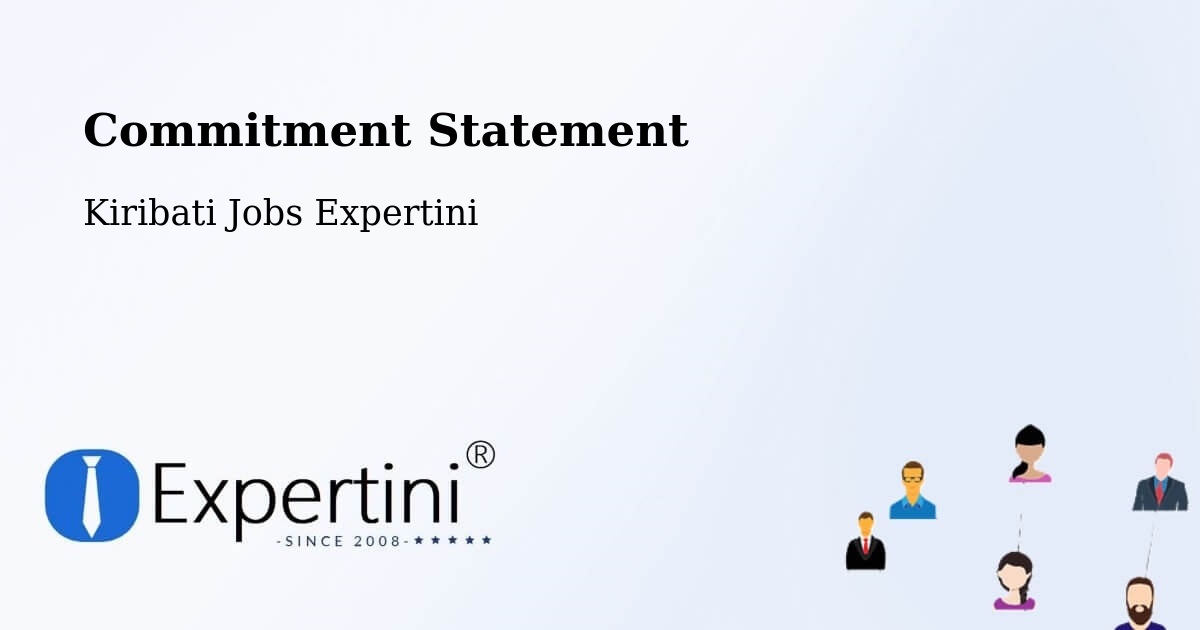 Corporate Commitment – Nikunau - Kiribati Jobs Expertini